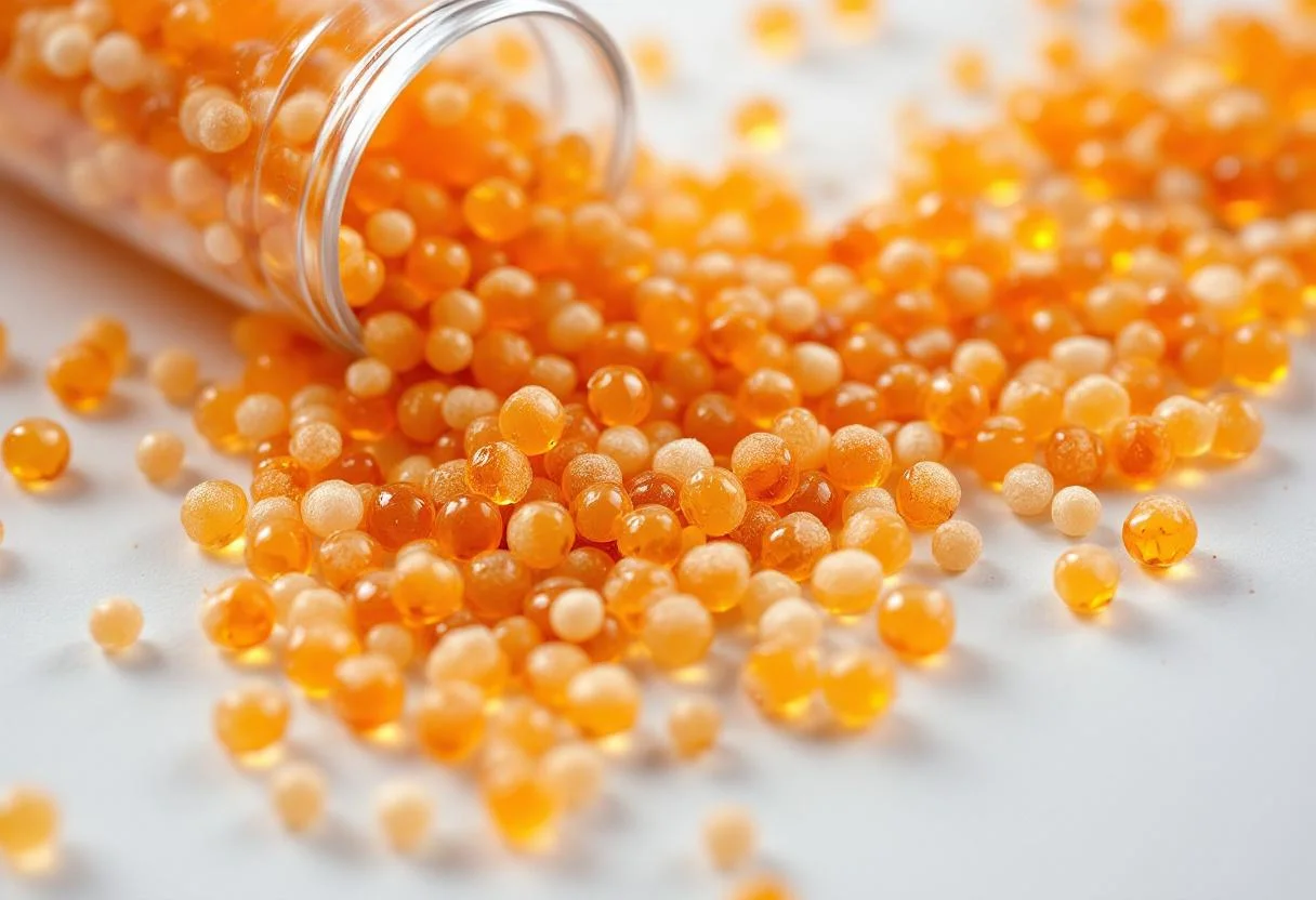 Resine echangeuse d'ions pour adoucissement